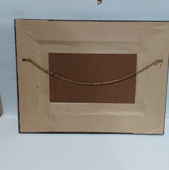 Unsigned Thailand Southeast Asia Canal Oil Painting Framed Vintage Village Scene - Picture 4 of 4